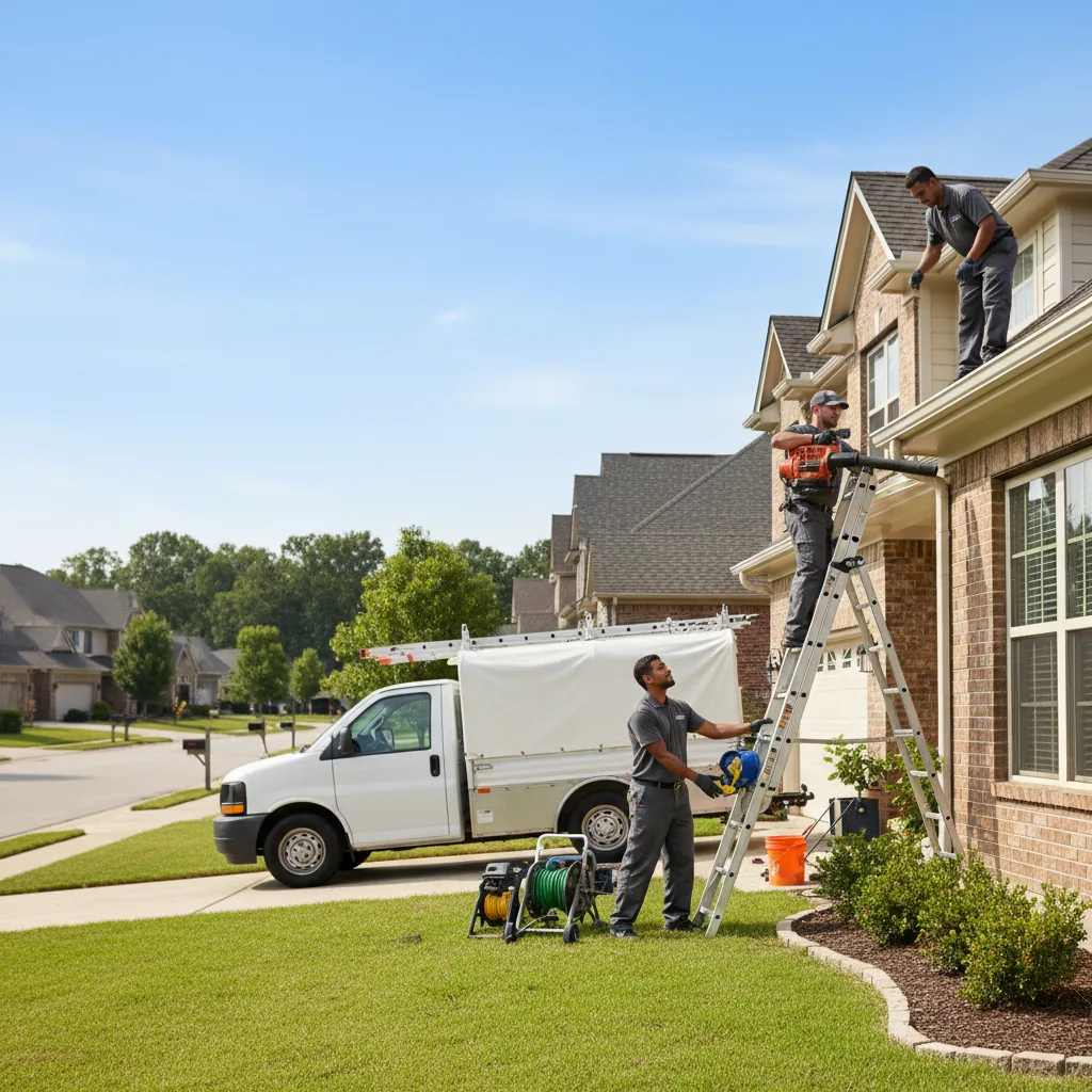 Home Gutter Service in Thicket, TX near me